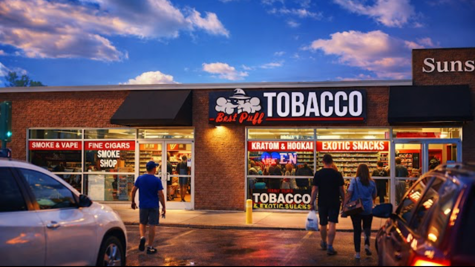 Best Puff Tobacco storefront on N 9th Street in Kalamazoo, MI