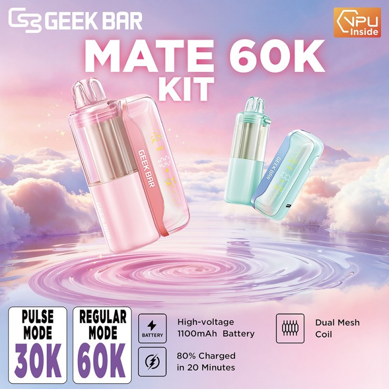 Geek Bar Mate 60K Kit disposable vape at Best Puff Tobacco